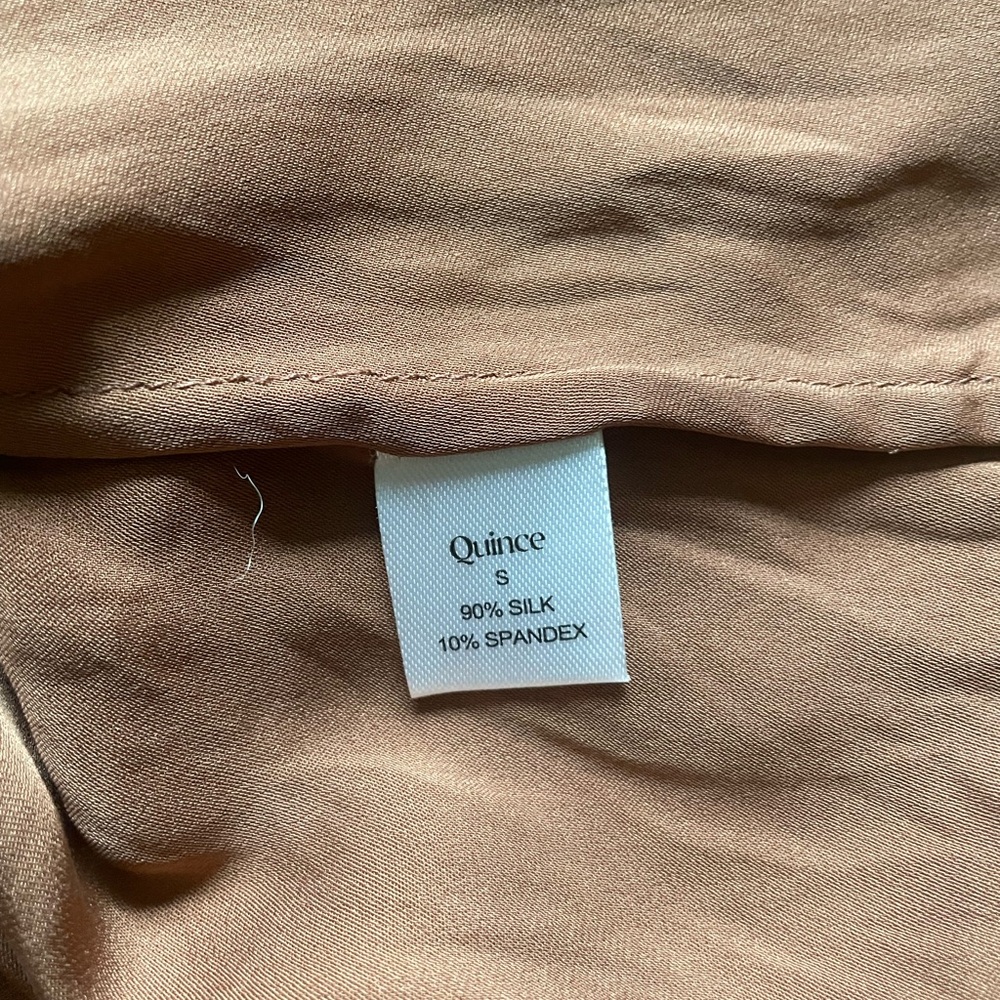 Quince Washable Stretch Silk Tee - Picture 4 of 6